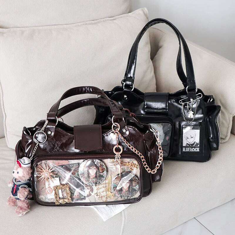 Original Daily underarm Versatile Messenger bags Transparent Bag for Female handbag designer bag Y260205