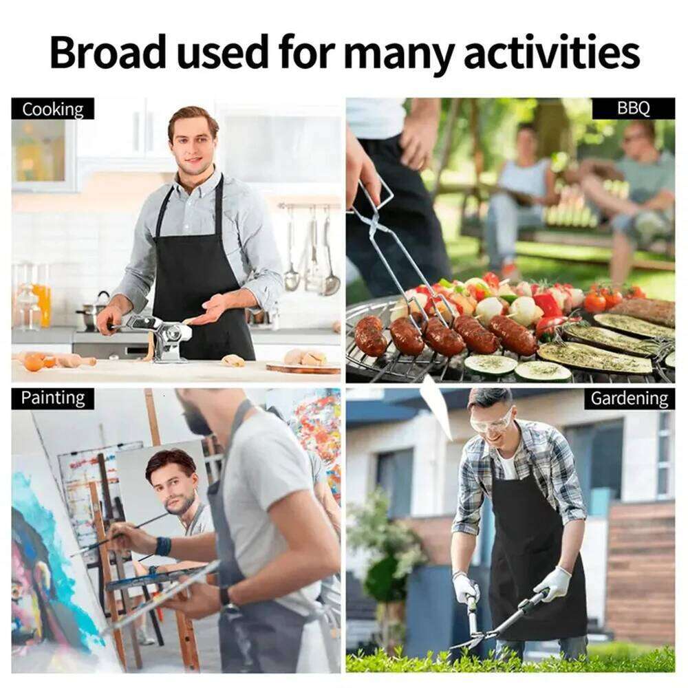 1pc Funny "Is That You Bro?" with Potato Character Design - Durable Polyester Kitchen Apron for Cooking, Baking, 60x80cm S260205