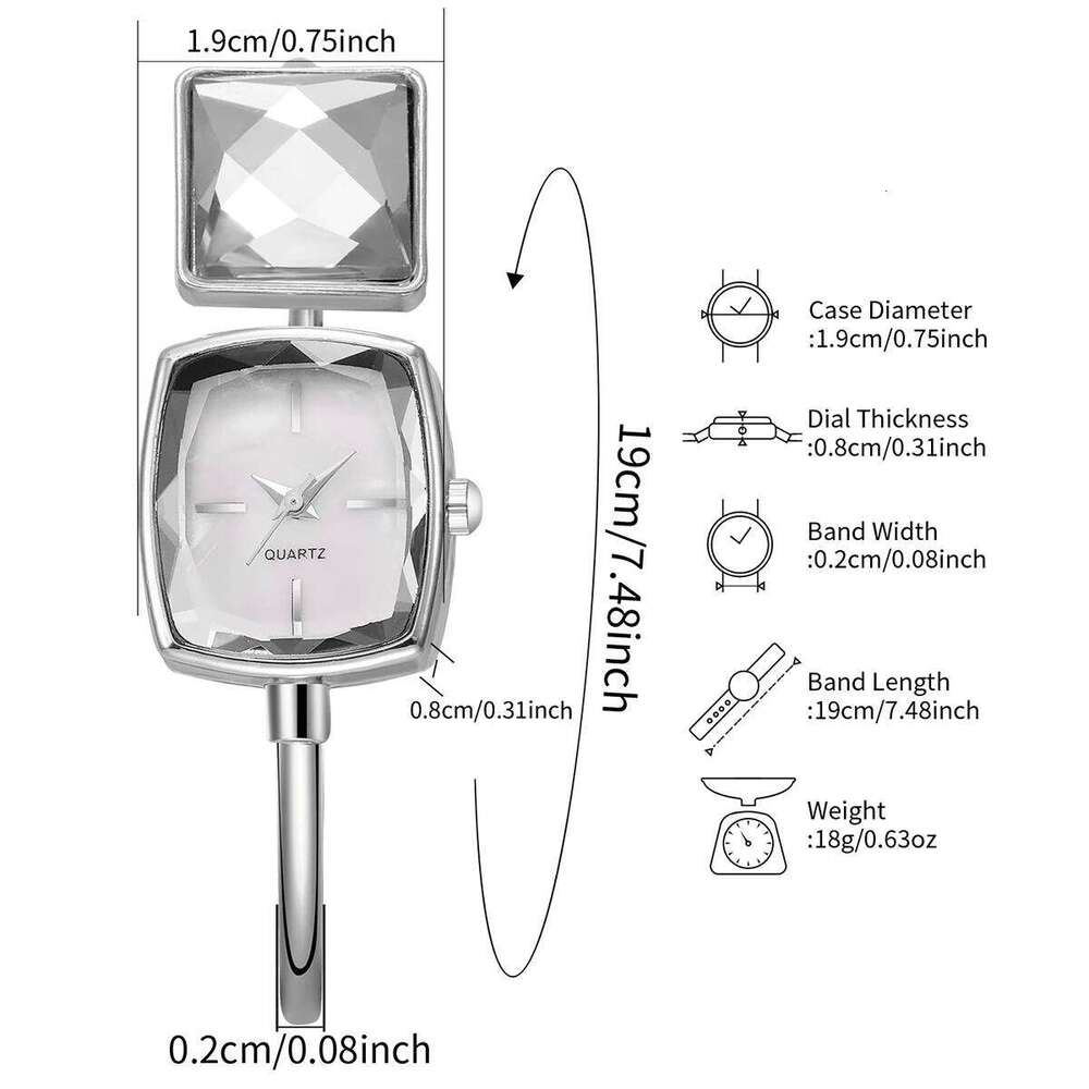 Elegant Square Women Quartz Wristwatch Ladies Fashion Diamond Bracelet Strap Watch Reloj Mujer Girls Clock Gift Z260206