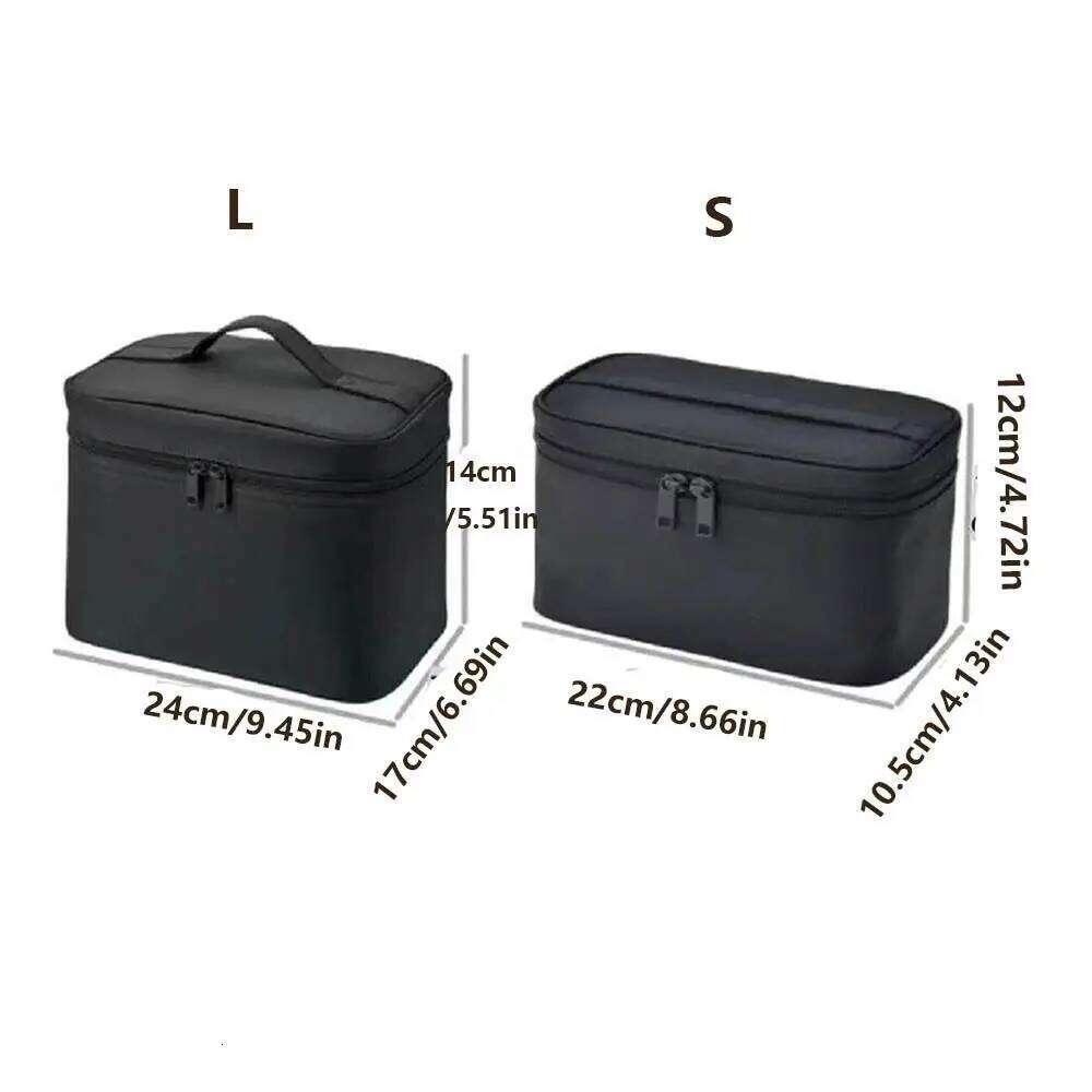 Japanese Style Women's Makeup Handheld Large Capacity Washing Storage Handbag Double Zipper Men's Toiletry Bag Y260206