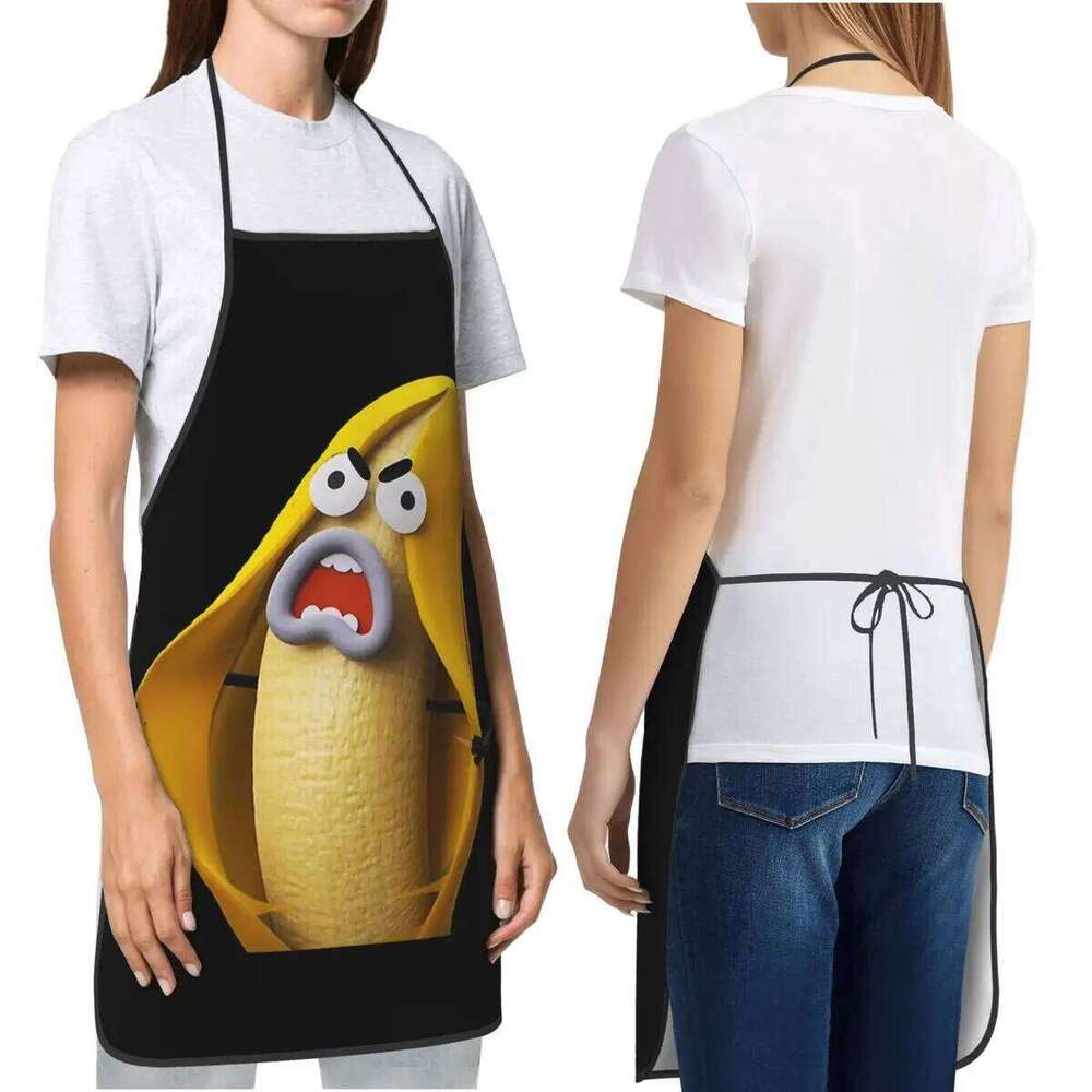 Banana Joe - The Amazing World Of Gumball Apron Chef Cooking Baking Tablier Sleeveless Bib Kitchen Cleaning Pinafore S260205