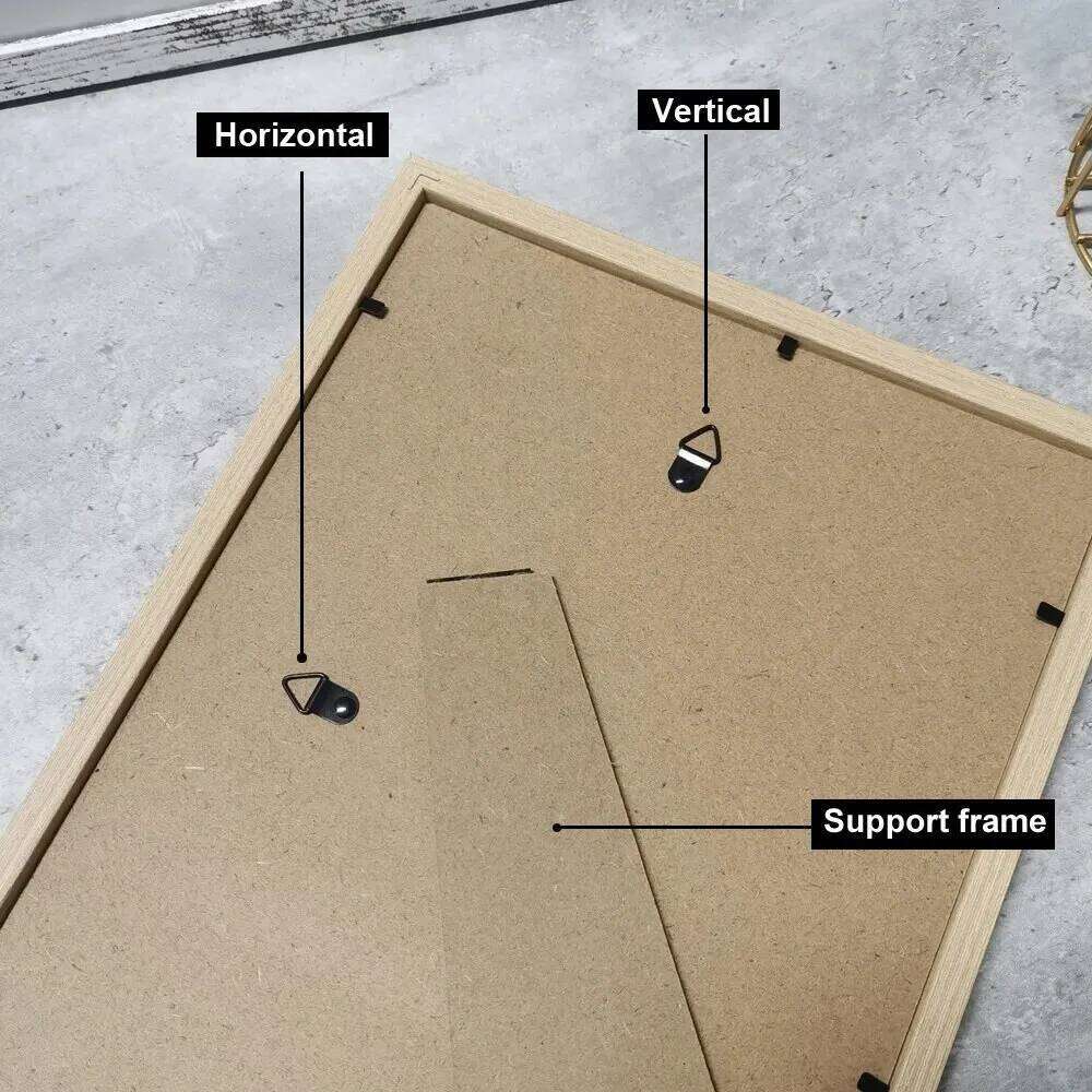 3Pcs Wooden Frames Picture Wall 10X15 15X20 20X25 A4 Frame Stand For Pictures Photo Decor Commemorative Gift S260205