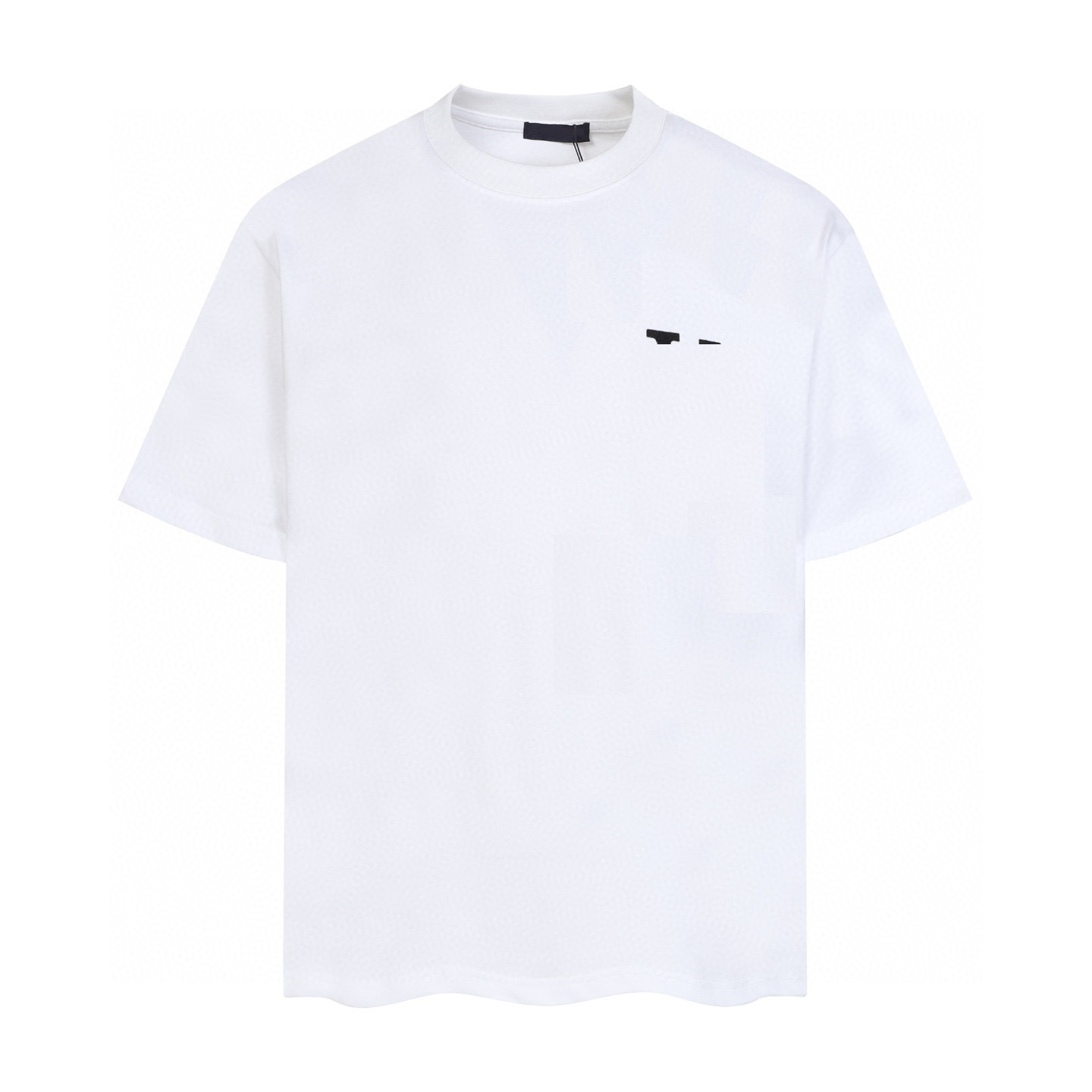 Designer Letter Print Tees Men's Luxury Hip-Hop Streetwear Premium High-Count Cotton Short Sleeve