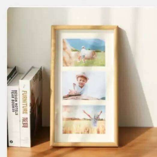 Creative Mul-Size Nordic Art Picture Frame Retro American Style Wall Hanging Narrow Border Resin Tabletop Decor Photo FrameZC813 S260205