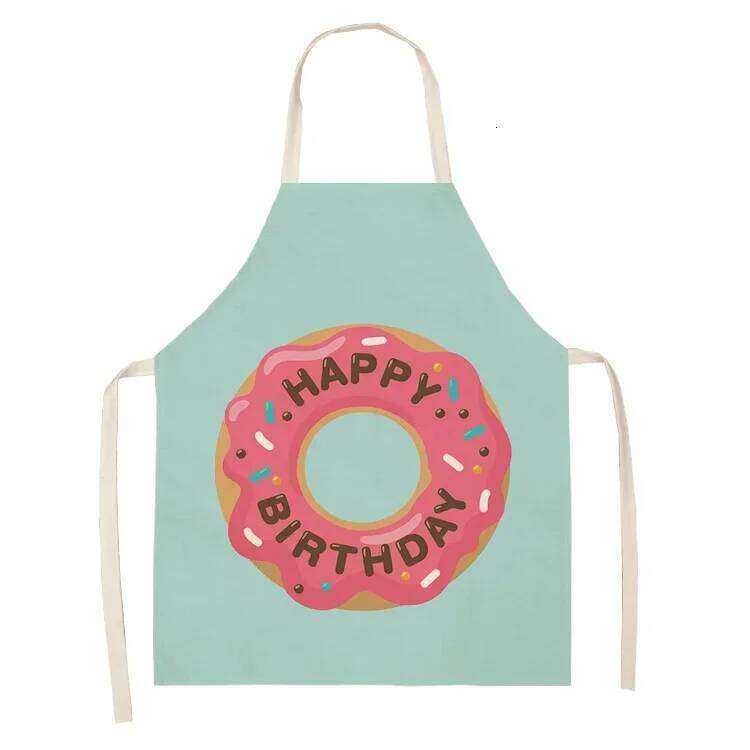 Ice Cream Women Kitchen Aprons Waterproof Barber Cooking Oil-proof Cotton Linen Antifouling Chef Unicorn Apron Kid S260205