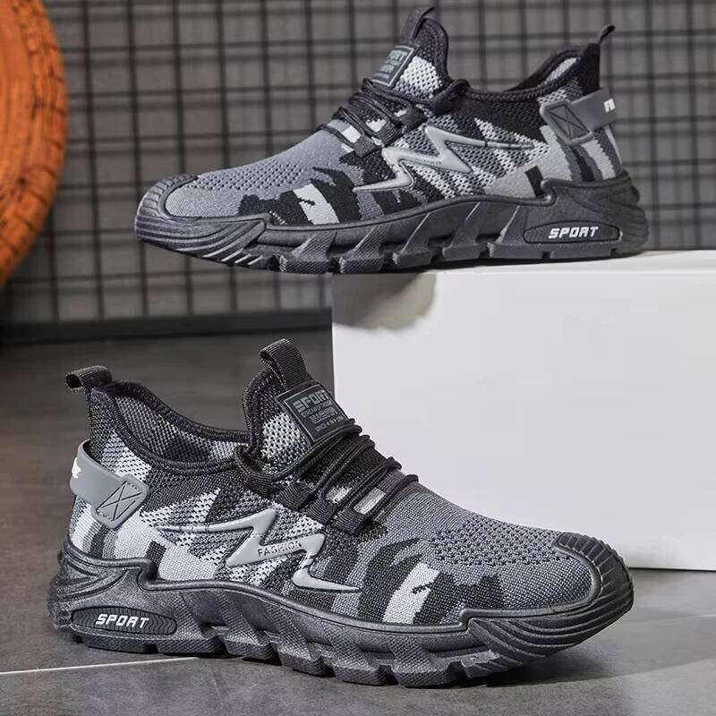 Fashion Camouflage Sneakers Men'S Summer Lightweight And Comfortable Casual Free Shipping Shoes