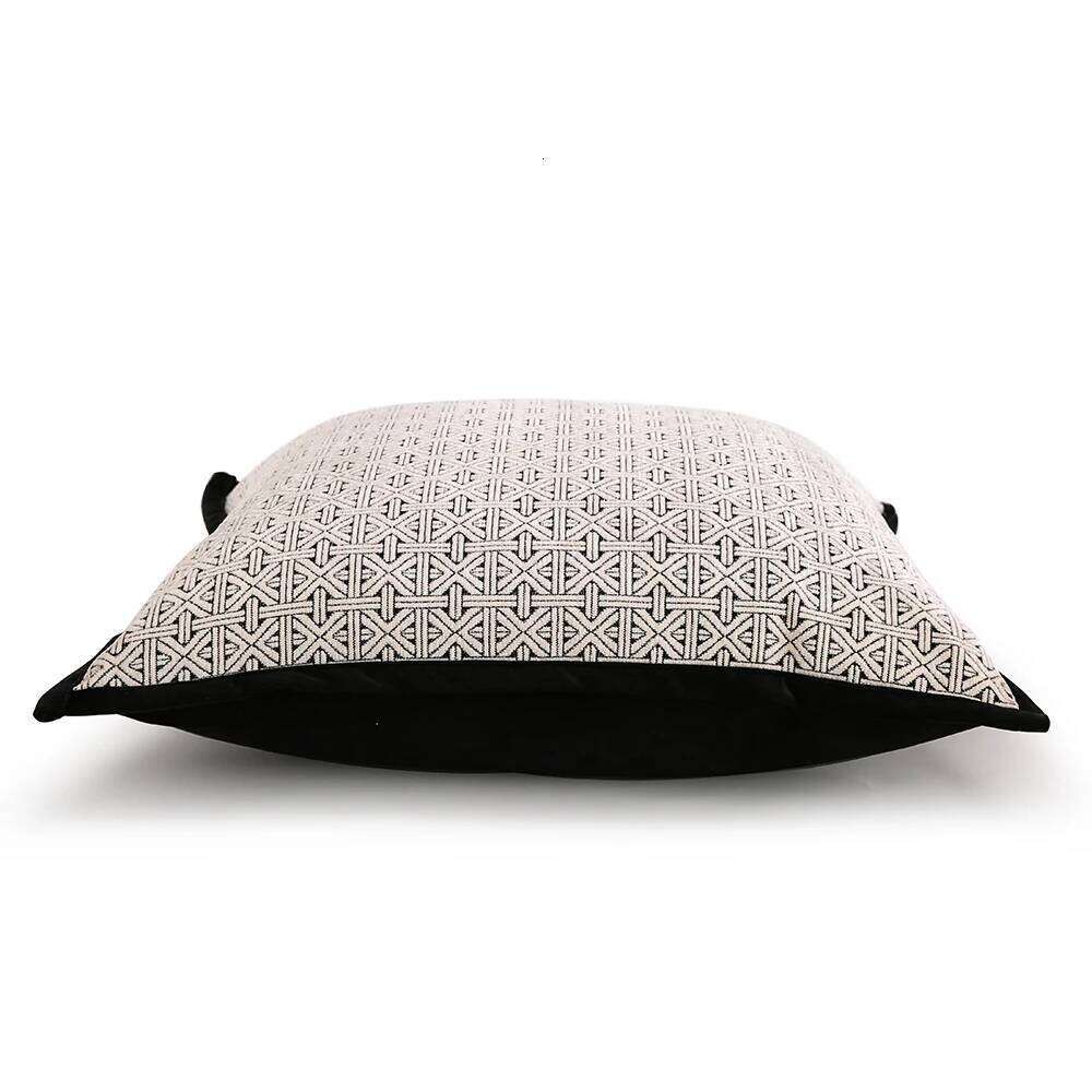 Luxury Jacquard Chenille Velvet Cushion Cover for Sofa, Large Throw Pillow Covers with Zipper, Living Room Decor