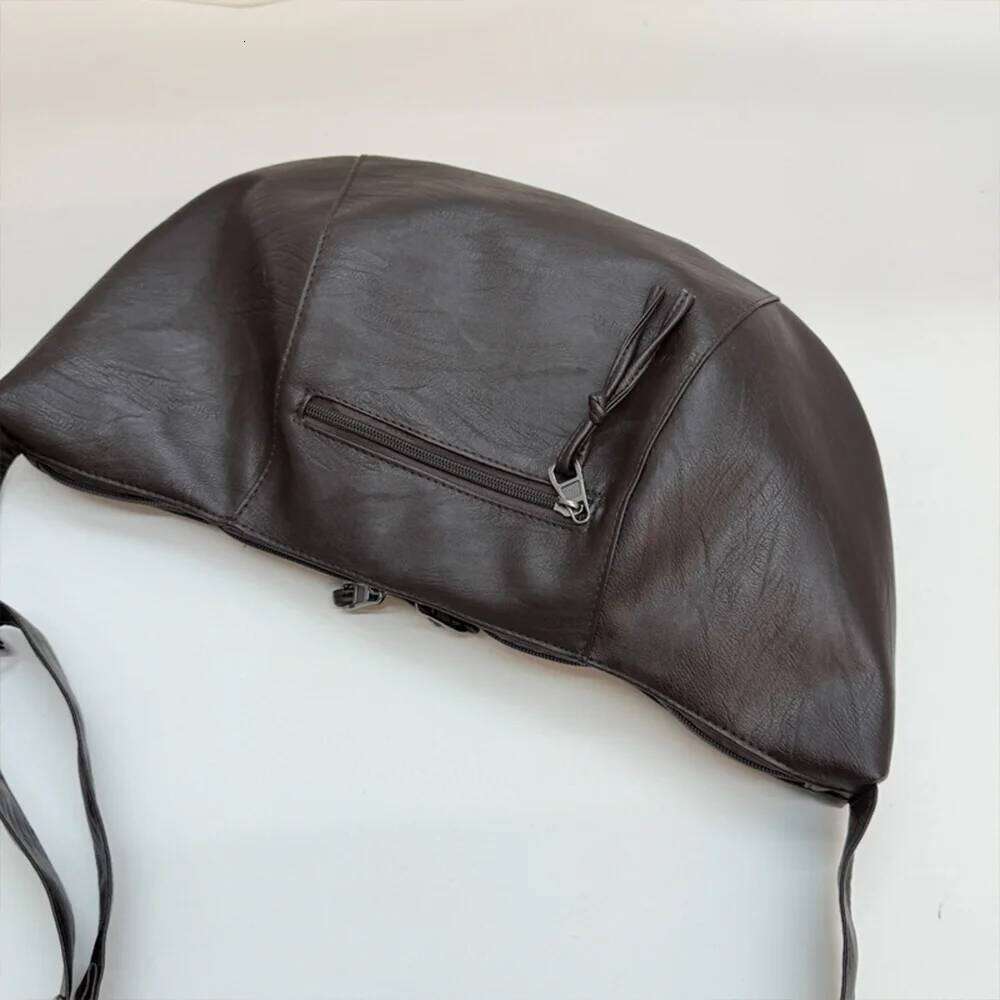 Small Niche Design Women's Large-Capacity Autumn and Winter Versatile Wide-Strap Single Shoulder Crossbody Dumpling Bag XJ260129