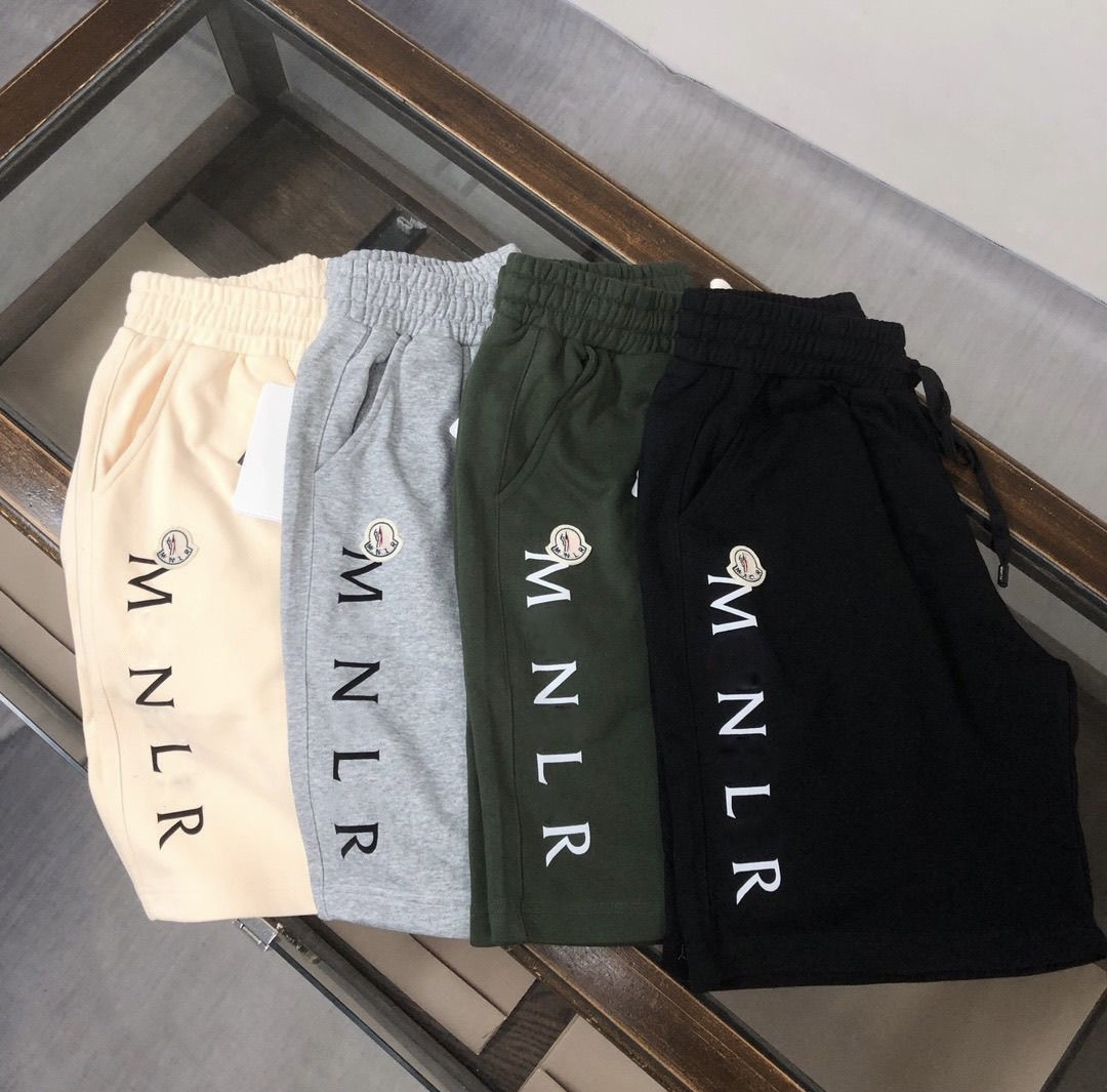 Summer men's and women's fashionable casual brand shorts, pure cotton casual five-pocket pants, best-selling breathable beach sports pants