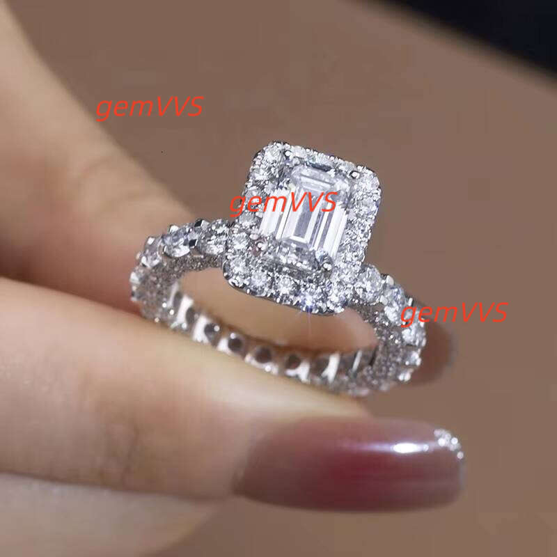Msr-1384 Customized Jewelry Pt950 14K 18K IGI Lab Eternity Wedding Diamond Engagement Ring