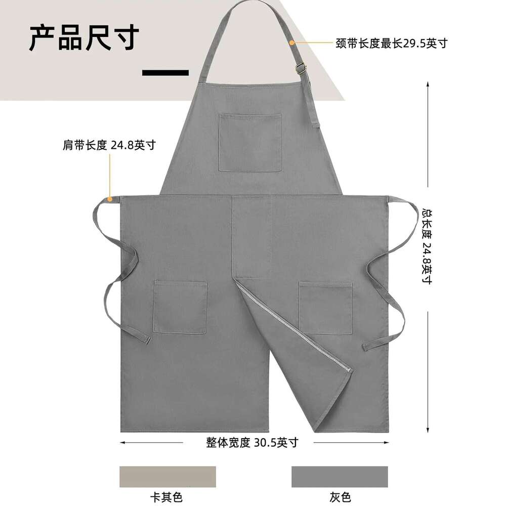 Pottery Ceramic Sculpture Mud-retaining Overalls Oil-proof Anti-fouling Adult Canvas Painting Waterproof Apron S260205