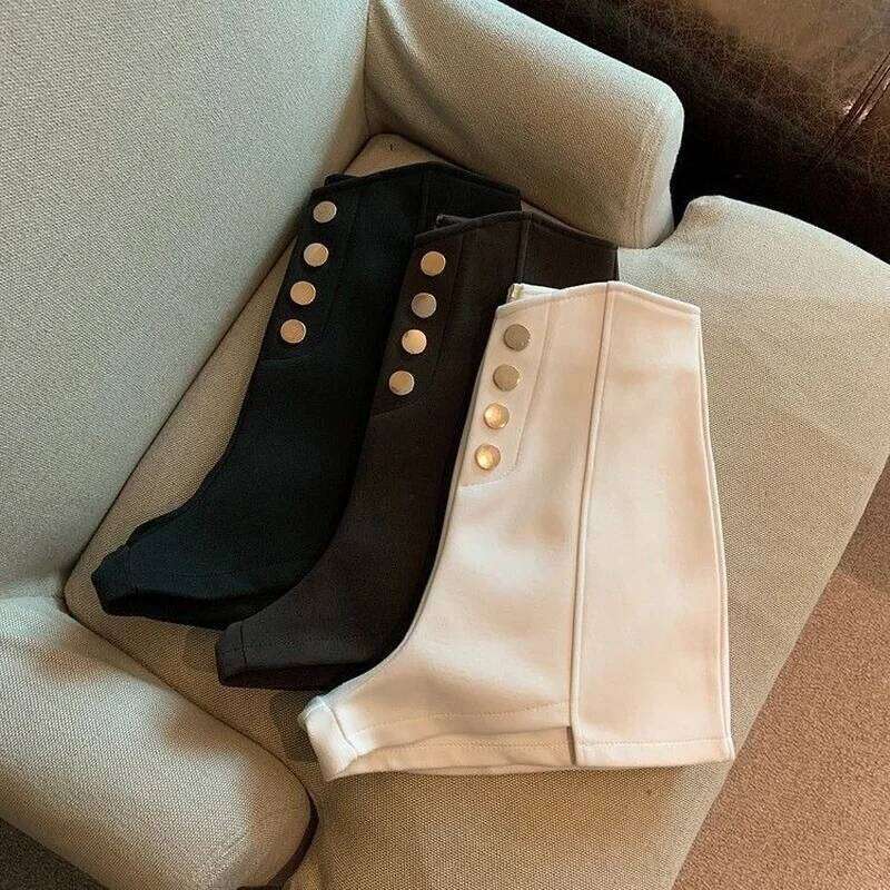 Hot Sale Shorts Women Vintage Black Slim Summer Chic Solid All-match Ladies Clothing Stylish High Waisted Trouser XS-5XL XJ260206