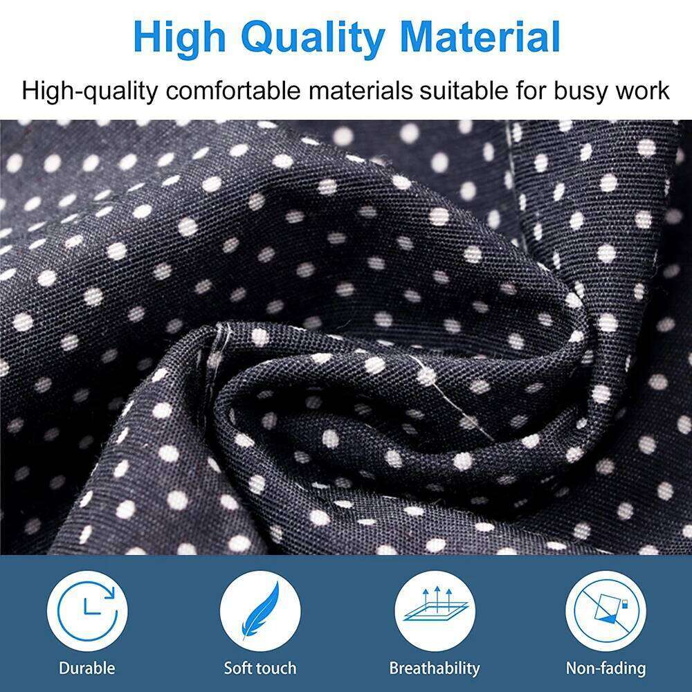 Cotton Canvas Apron Kitchen Household Small Fresh Female Fashion Wear-resistant Waist Breathable Anti-fouling Women's Overalls S260205