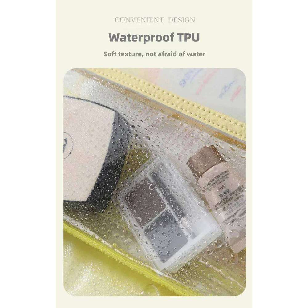 Portable Makeup with 3 Detachable Clear Pouches Large Capacity Toiletry Organizer Waterproof Travel Cosmetic Bag for Women Y260206