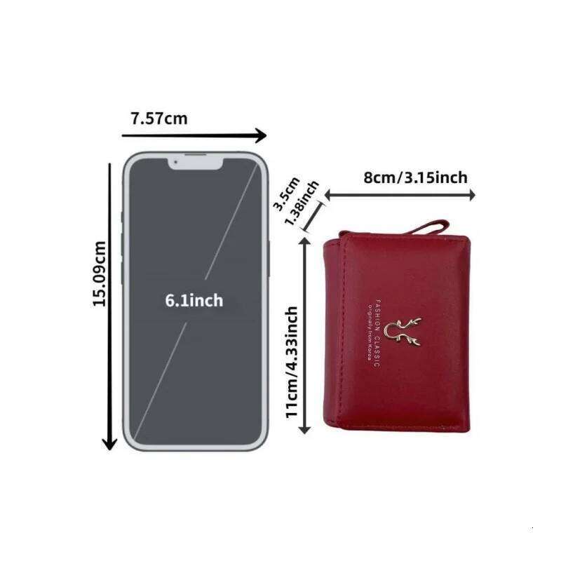 Women's Lucky Deer Wallet 70% off Clutch PULeather Fashion Credit Coin Purse Cash ID Card Holder Y260206