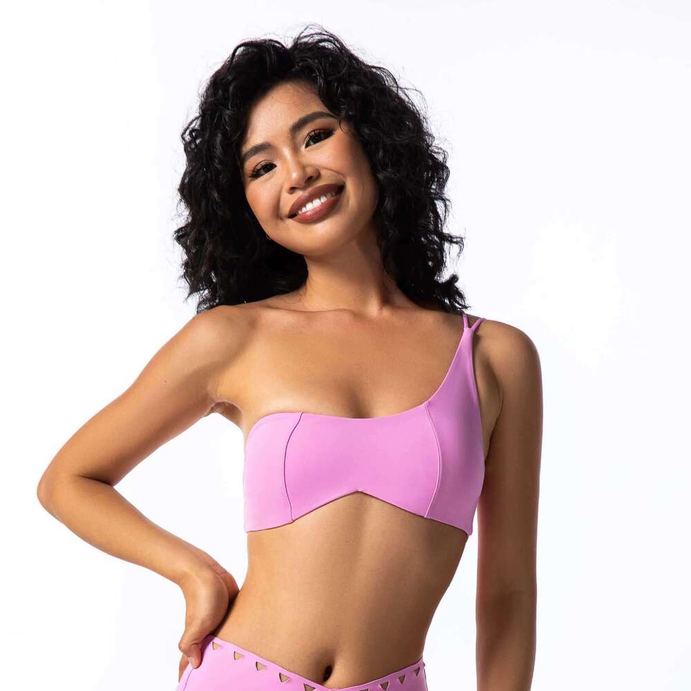 Sports Personality Asymmetrical Sexy Strap Backless Bra Running Fitness High Waist Hollow Breathable Yoga Pants