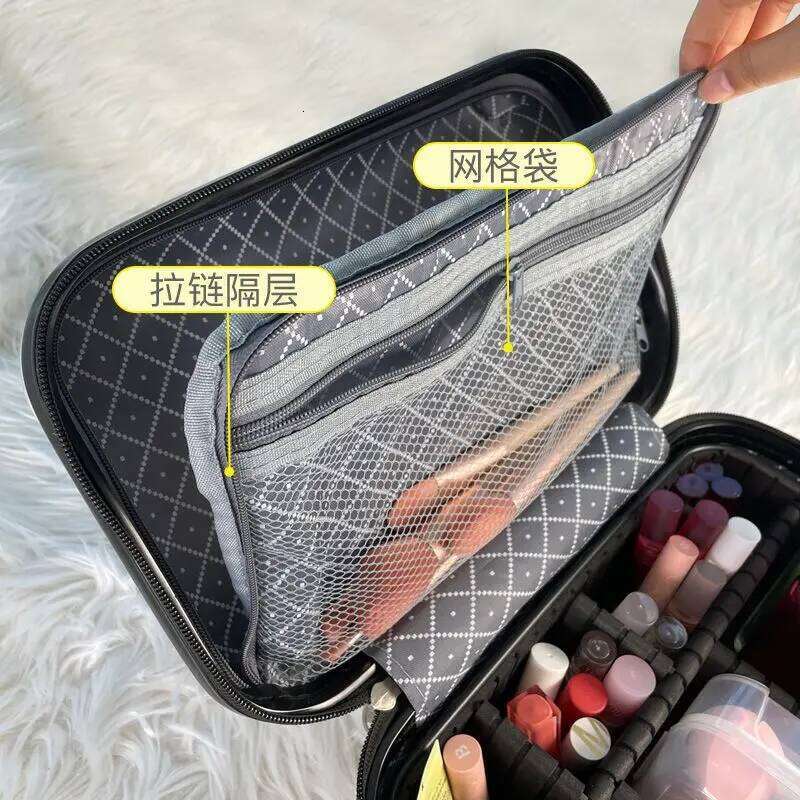 16 Inch Handheld Luggage Large Capacity Lightweight Waterproof Toiletry Bag Cosmetic Case Y260206