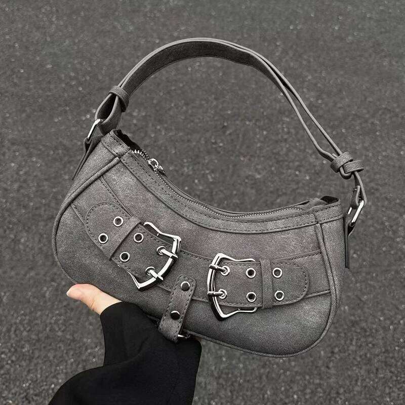 Sweet and Cool Spicy Girl Fashion Niche Underarm High-end Feeling for Women 2024 New Casual Versatile Shoulder Bag Y260205