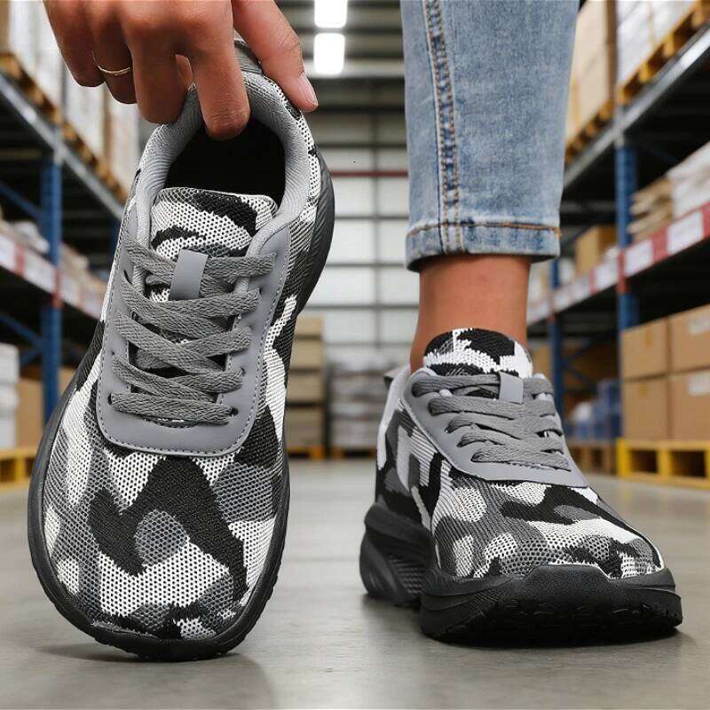 Modern Camouflage Women's Casual Shoes Breathable Platform Non-slip Sneakers Lightweight Mesh Comfort Footwear for Women