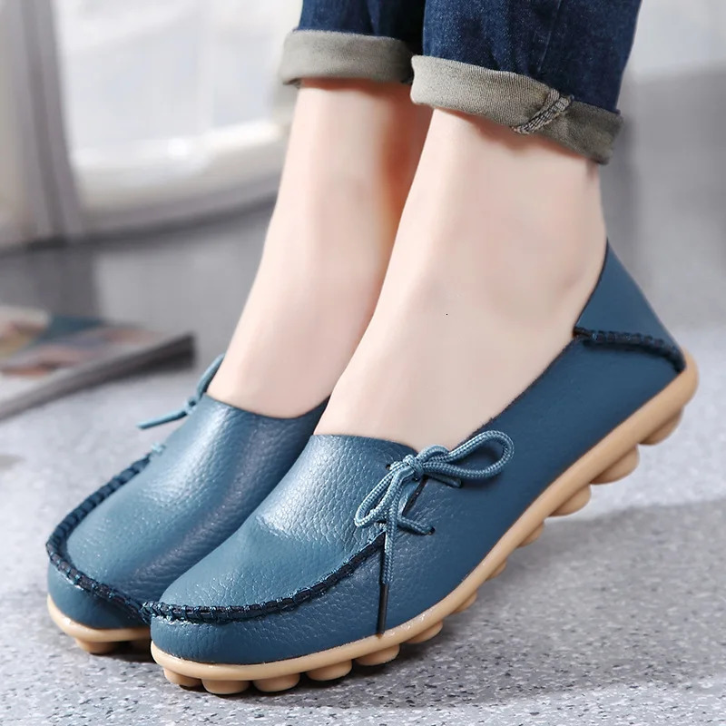Women Flats Sell Colourful Leather Women Loafers Ballet Pointed Toe Flats Ladies Shoes Loafers Plus Size 44 Zapatos De Mujer 260124