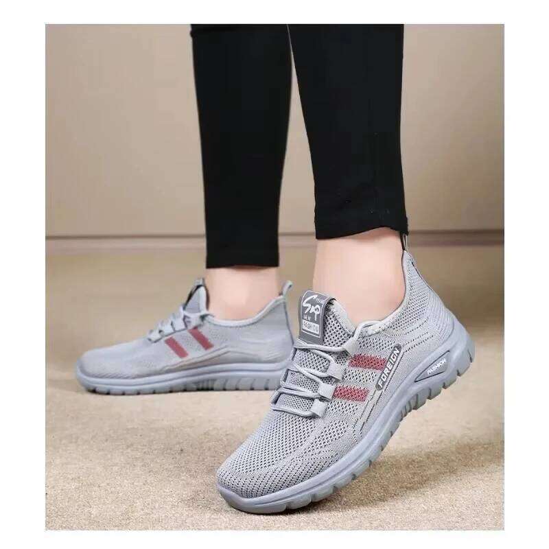 Lightweight Summer Fashionable And Comfortable Sneakers Mesh Breathable Women'S Free Shipping Shoes