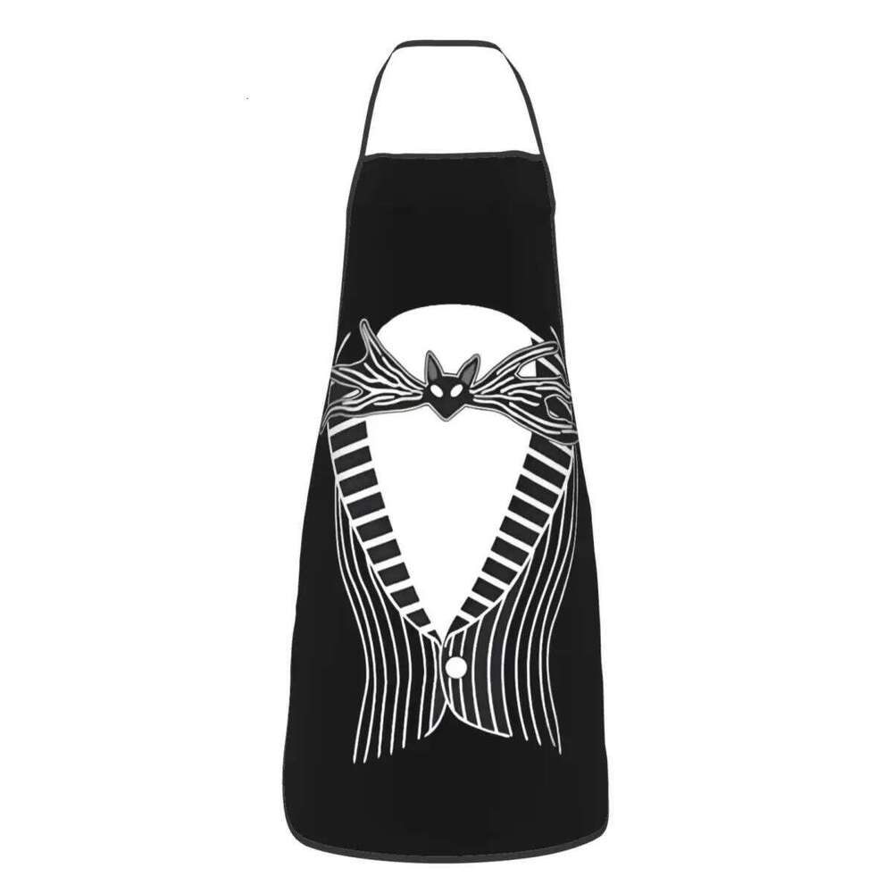 Nightmare Before Christmas Skull Funny Apron Jack Skellington Anime Adult Kitchen Chef Bib Tablier Cuisine Cooking Baking S260205