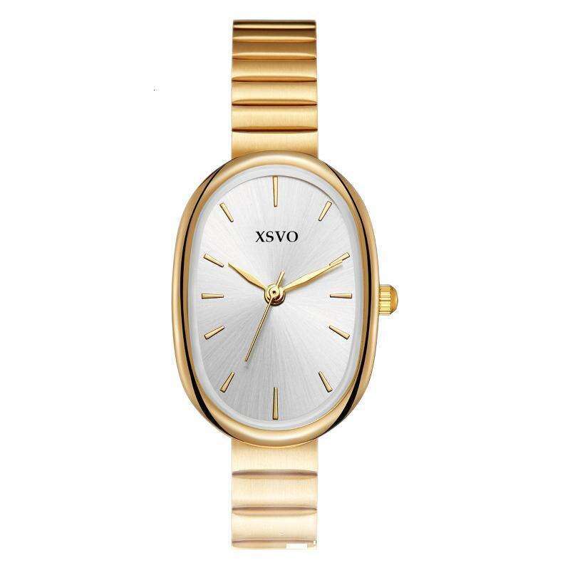 Vintage Simple Elegant Oval Personality Dial Steel Band Pointer Watch for Women Korean Version High-end Feel - view 6