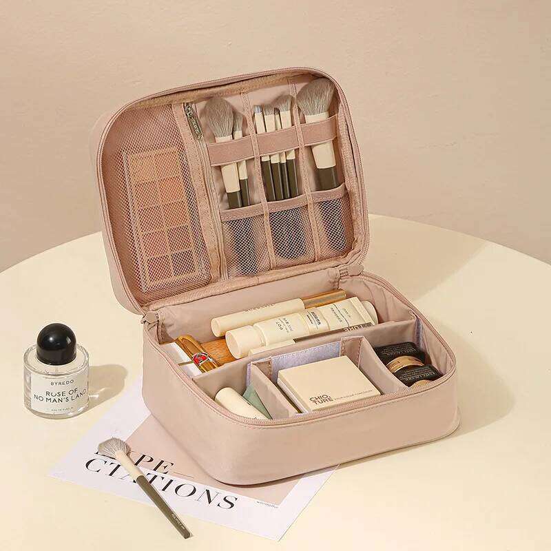 New Cosmetic Toiletry And Beauty Tool Women Storage Bag Partition Portable Cloth Fashionable Travel Handbag Large Capacity Y260206
