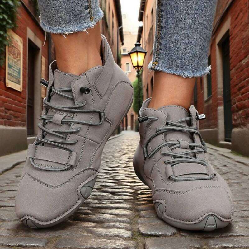 New 2025 En's Retro Design Ankle Boots Men Outdoor Casual Leather Shoes Breathable Comfortable Summer Hot Selling Flat Sneakers