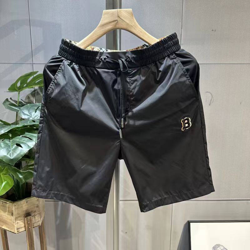 Luxury Brand Designer Clothes Summer Thin Embroidered Men's Shorts Trendy Quick-Dry Five-Point Casual Pants Fashion Slim Loose Breathable Beach S