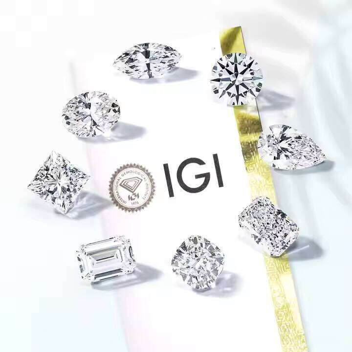Luxury Fine Jewelry Grown Woman Engagement IGI VVS VS 14K 18K Gold 1Ct 2Ct Pear Cut Lab Diamond Wedding Ring