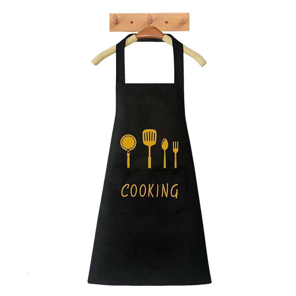 Cooking Home 1Pcs Pvc Girdle New Waterproof And Oilproof Kitchen Aprons For Woman Men Chef Work Apron S260205
