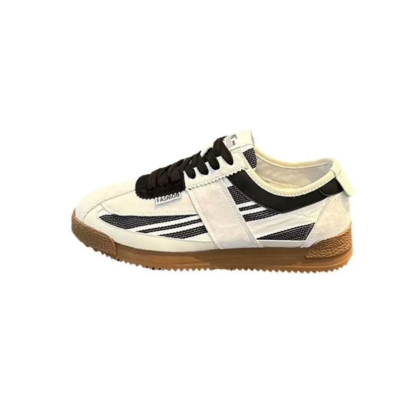 Men's 2025 Spring Summer New Breathable Casual German Training Forrest Gump Shoes Korean Version Versatile High-Value Color Matching Couple Sneak