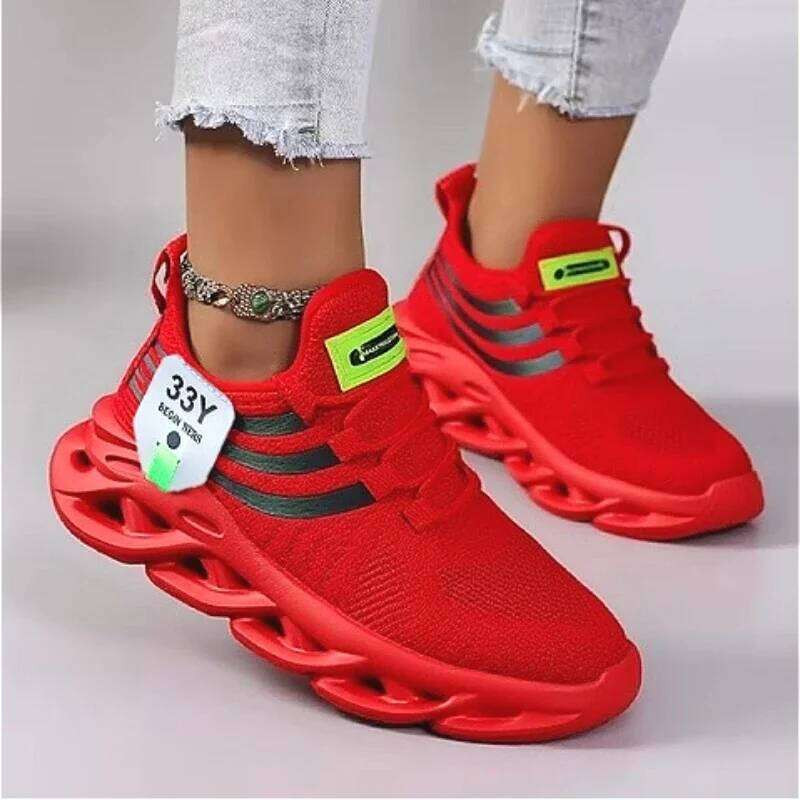 Street Fashion Women's Shoestrendy Cool Thick Soled Cushioned Sports Outdoor Tennis Jogging Lightweight Casual Women Shoes