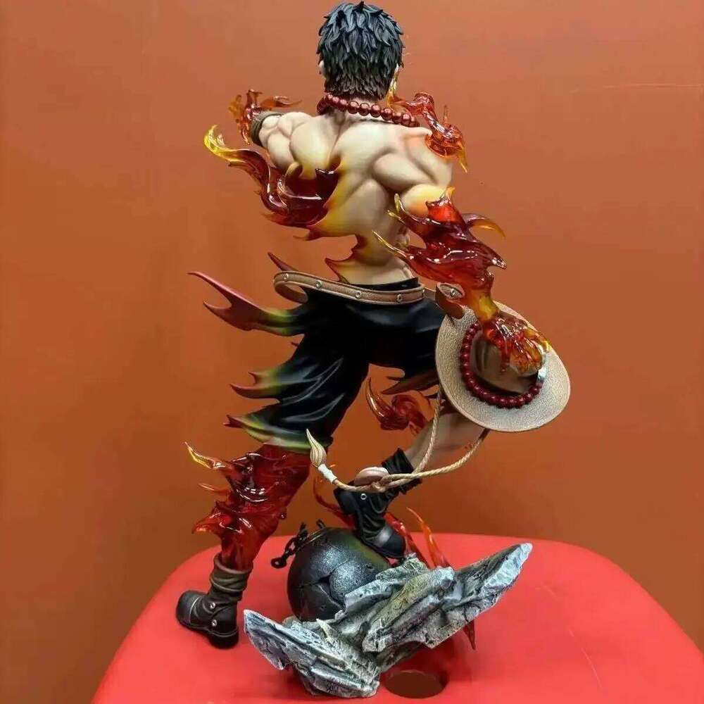 One Piece Anime Figure PortgasD Ace Action Figurine Statue Pvc Gk Model Collection Doll Desk Decoration Toy Birthday Gifts C260205 - view 4