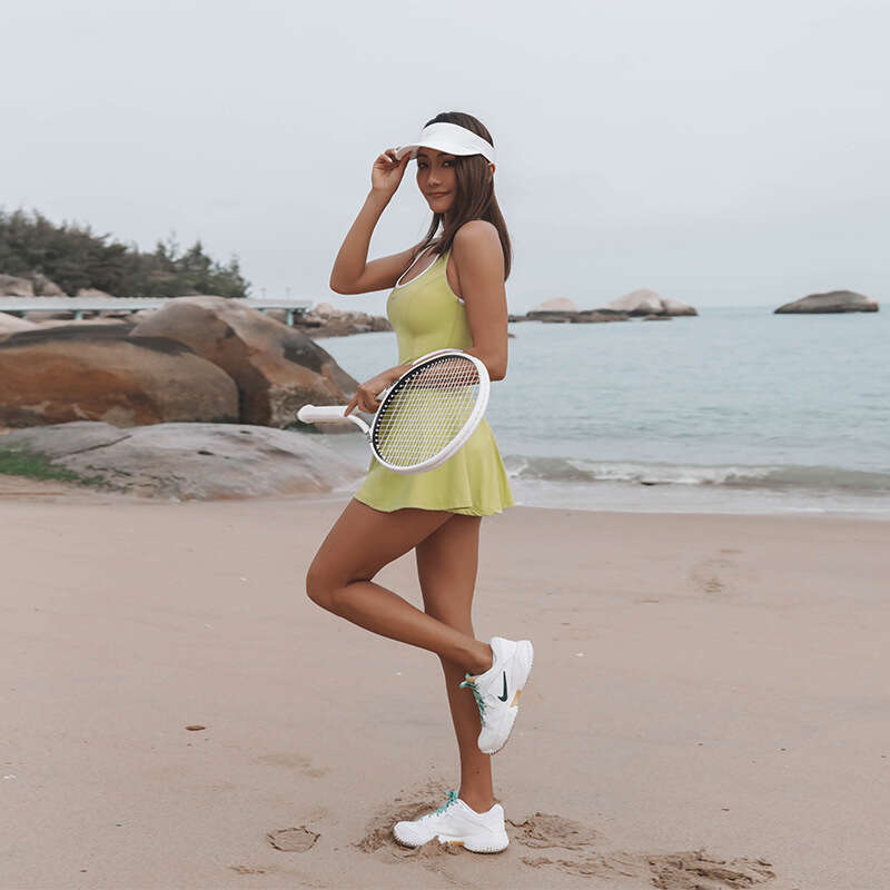 European and American New Tennis One-piece Yoga Women Sports Fitness Running Outdoor fashion Training Dress