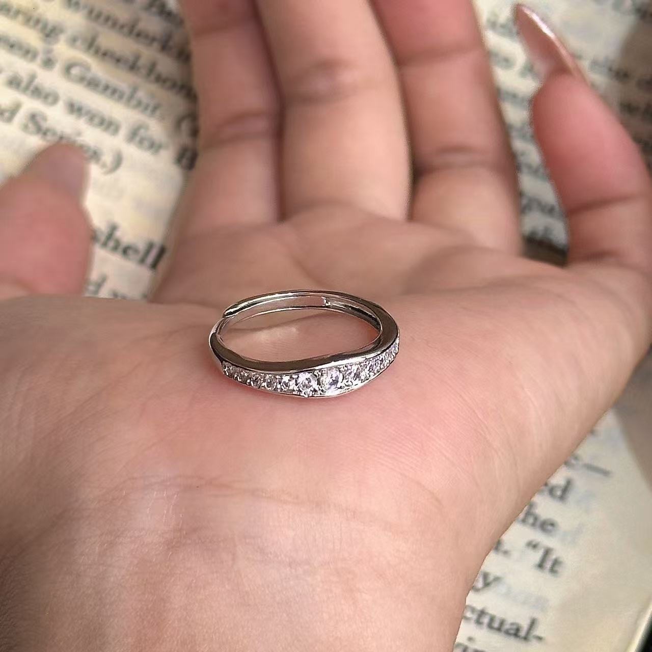 Ring Popular On High-End Women's With Niche Design, Adjustable Ring, Sweet And Cool Style Jewelry, High-End Feel Ring