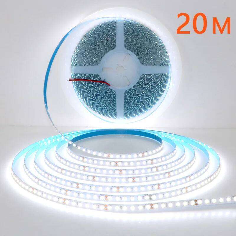 Single 5m 10m 15M 20m Long LED DC24V 120LEDs/m Light Strip Flexible Cuttable Whole Length Is 20meters Soft Lamp Bar Z260206