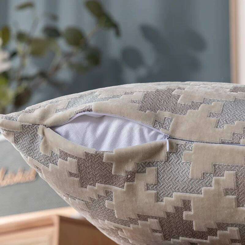 Luxury Houndstooth 45x45cm Decorative High-end Pillow Cover for Sofa Home Decor Pillowcase Livingroom Cushion Case