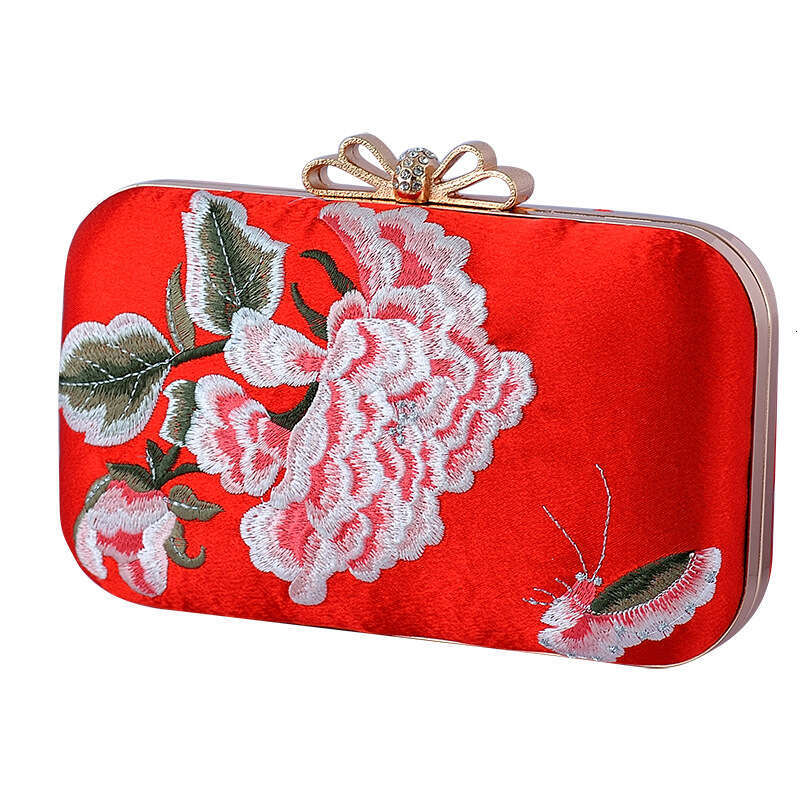 New Fashion Chinese Embroidered Flower Cheongsam Women's Hanfu Ancient Style Bag MASA