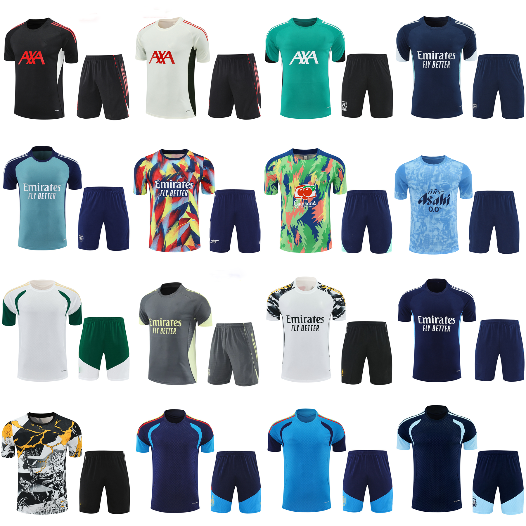 2026 Mbappe football kits Ronaldo football shirt Men and kids 25 26 27 Short sleeve training suit