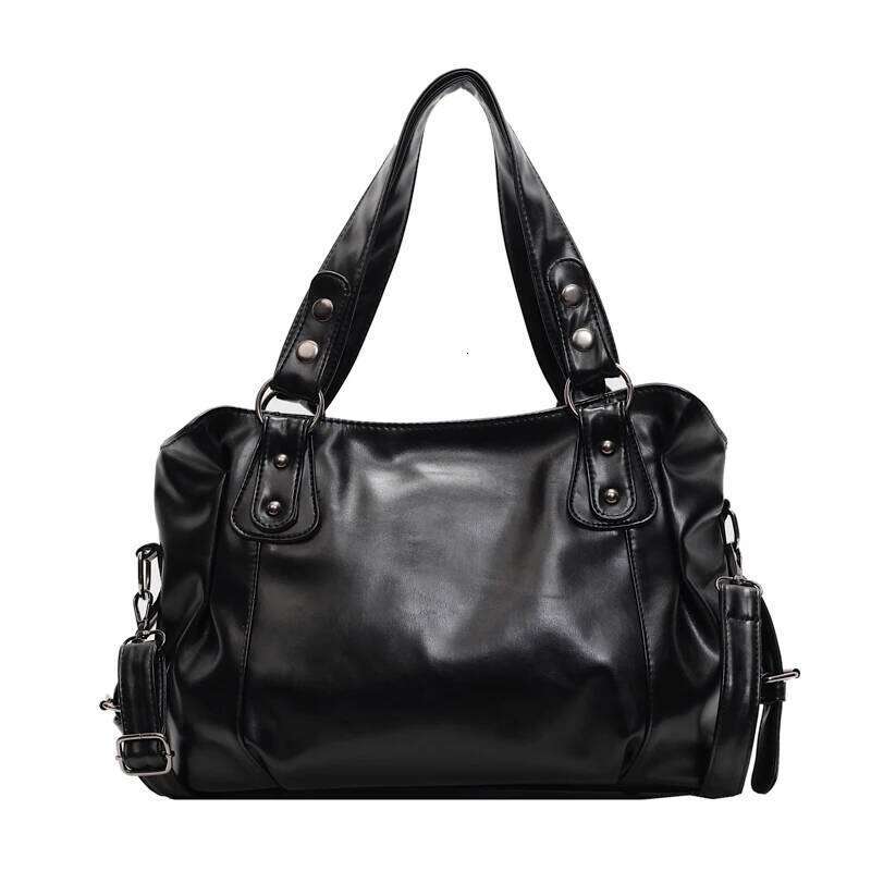 Womens PU Leather Shoulder Large Capacity Messenger Bag Casual Top Handlebag Hobo Bags for Work Y260205