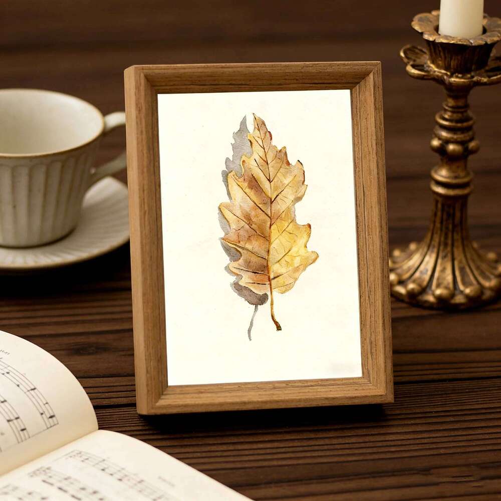home decor ornaments decorative painting Flowers and leaves photo frame desktop decoration S260205