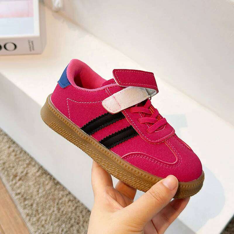 PU Leather Sneakers Children Waterproof Trend Fashion Children's Tennis Anti-slippery Sport Shoes For Kids 26Y0206