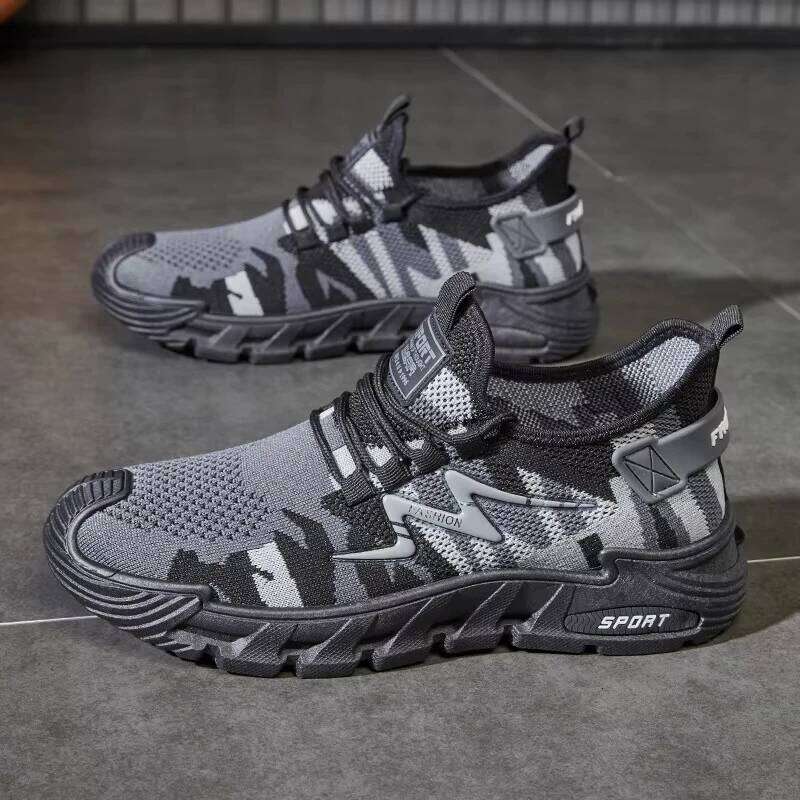 Fashion Camouflage Sneakers Men'S Summer Lightweight And Comfortable Casual Free Shipping Shoes