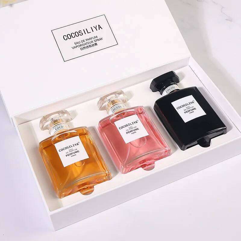 3PCS Womens Perfume Set 50ml3 - Long Lasting Fragrance with Floral Spicy & Woody Oriental Scents for All-Day ness H260206