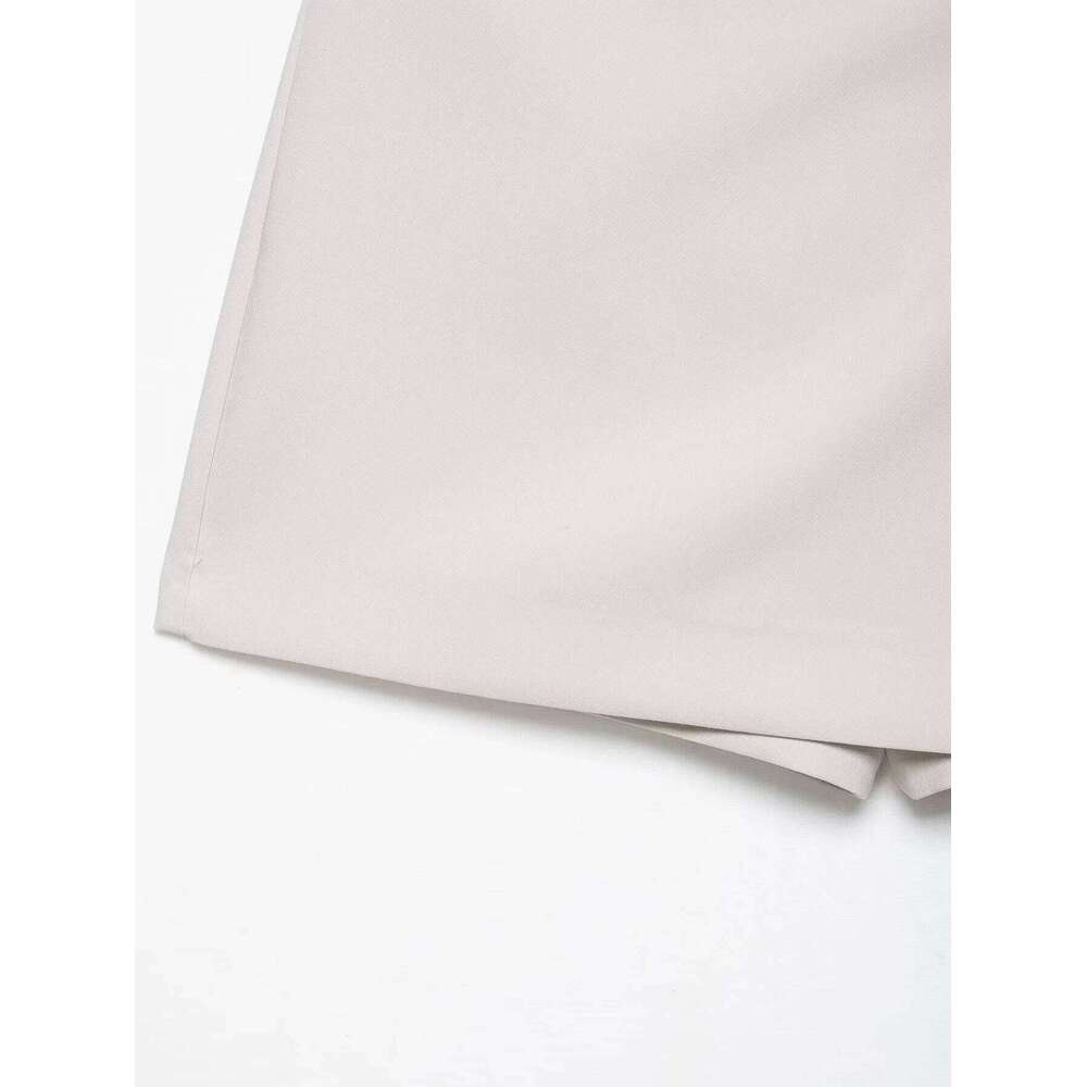 ZERAINS Autumn new women's clothing European and American style high waist asymmetrical metal decoration casual shorts XJ260206