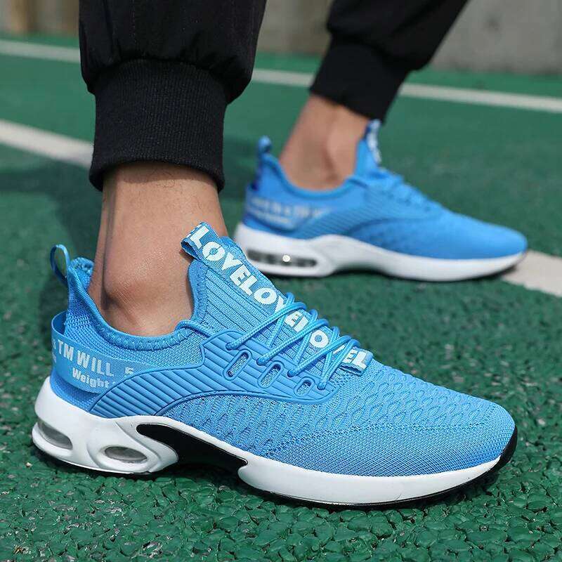 Summer Men's Running Man Designer Lightweight Mesh Sneaker Outdoor Non-slip Shock-absorbing High Quality Shoes Tenis Baixo