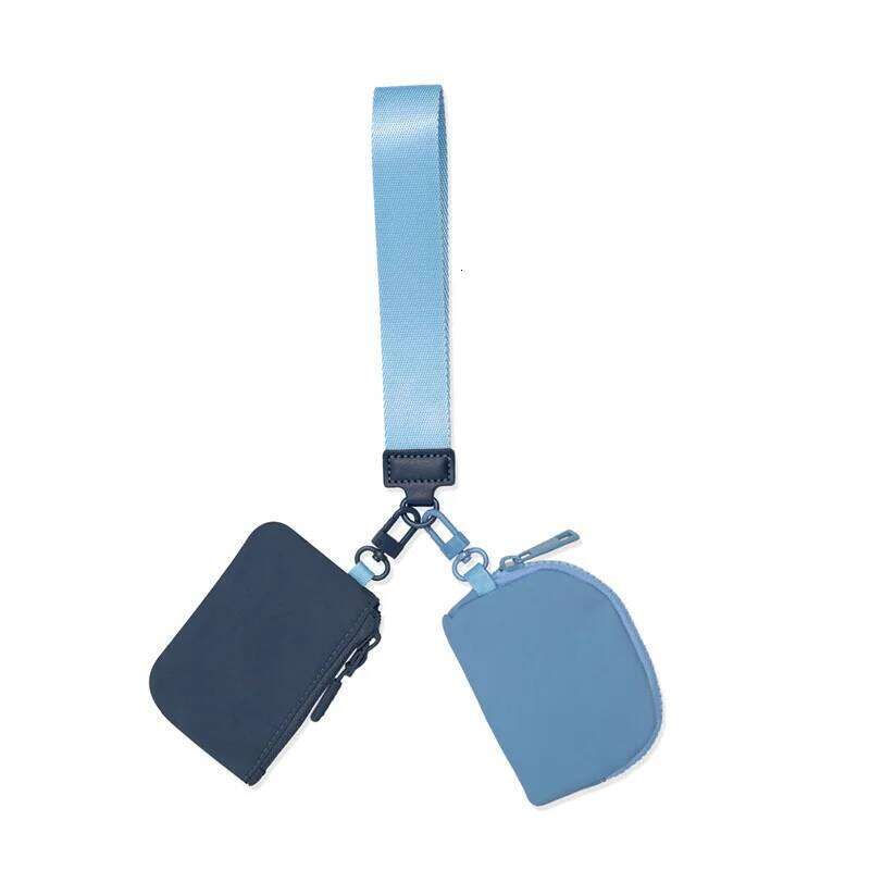 Outdoor Sports Fitness Portable Wrist Nylon Card Mini Wallet Storage Bag Small Handbag Y260206