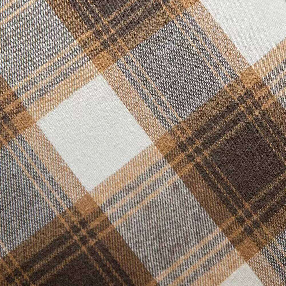Plaid Zipper Classical Cushion Covers Comfort Brown Yellow Rustic Red Throw Pillowcase For Home Sofa Bed Living Room Decorative